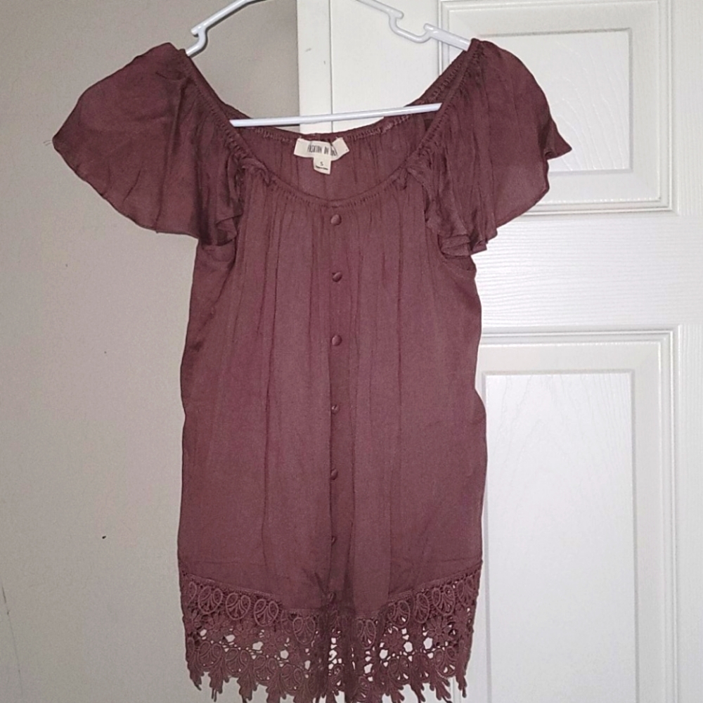 Ruffle and Lace shirt